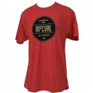 Rip Curl Mens Shirt New Crew Red Heather